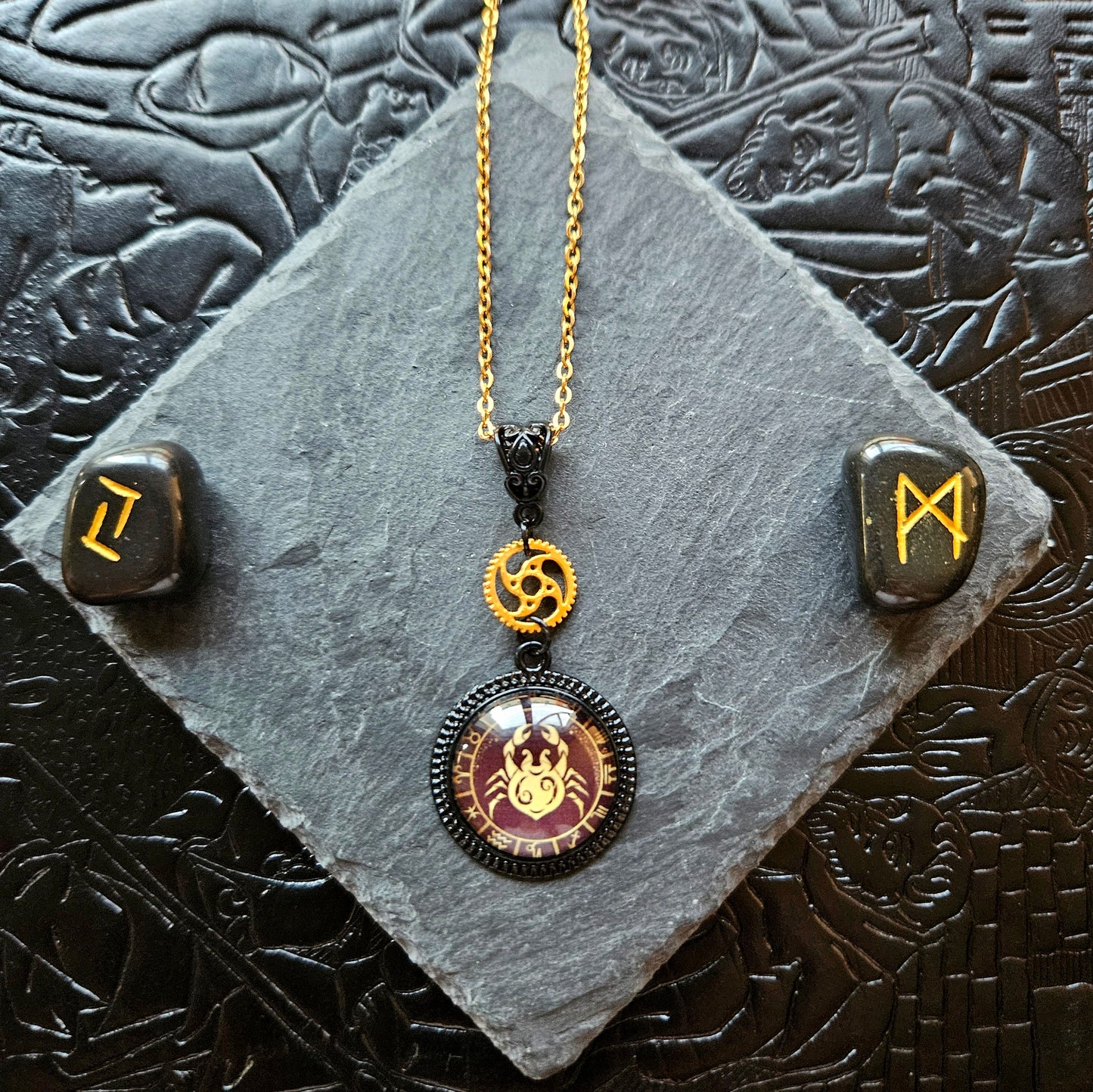 Zodiaque - colliers Steampunk 12 signes astrologiques (bélier, taureau, gémeau, cancer, lion, vierge, balance, scorpion, sagitaire, capricorne, verseau, poisson)