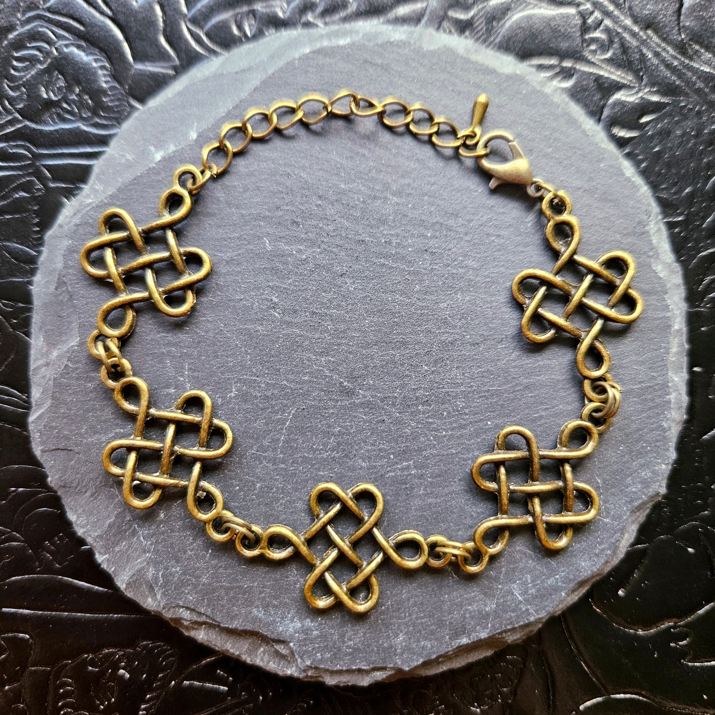 Cernunnos - Bracelets style celtique - médiéval - viking en métal (bronze, doré ou argenté) - Les Rouages du Temps