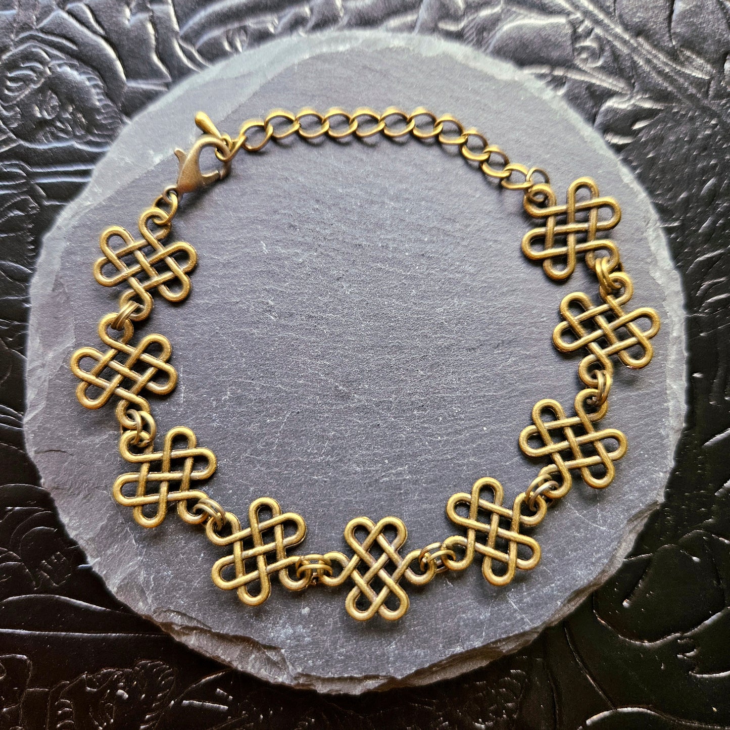 Cernunnos - Bracelets style celtique - médiéval - viking en métal (bronze, doré ou argenté) - Les Rouages du Temps