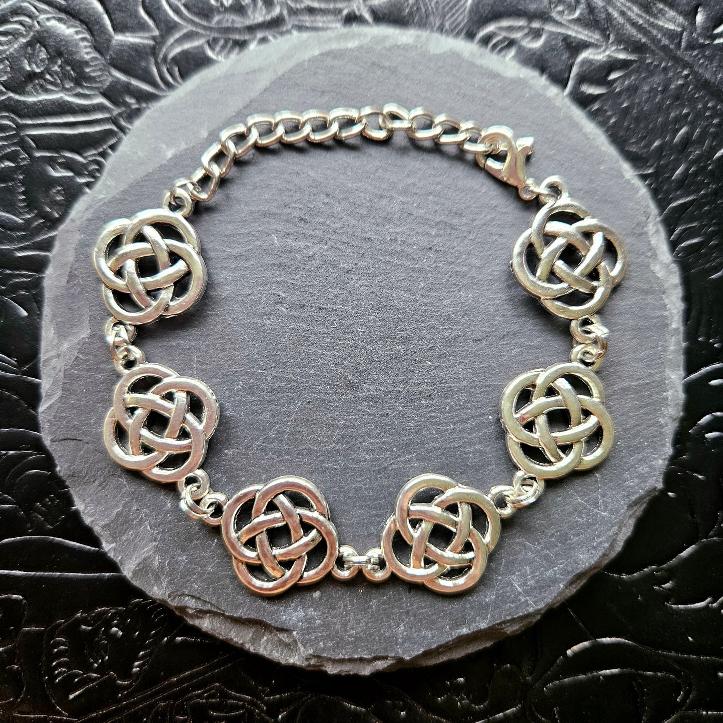 Cernunnos - Bracelets style celtique - médiéval - viking en métal (bronze, doré ou argenté) - Les Rouages du Temps